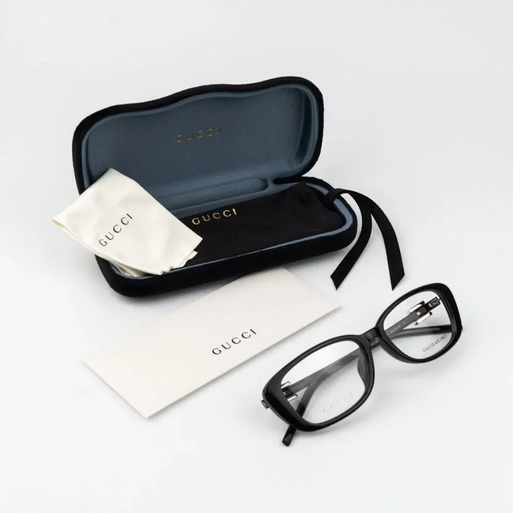 SALE! Gucci Women Eyeglasses Black Square GG1685OK 001 BRAND NEW